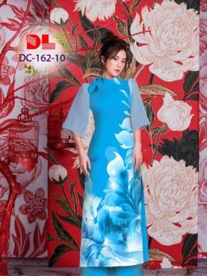Vải Áo Dài Hoa In 3D AD DC162 21
